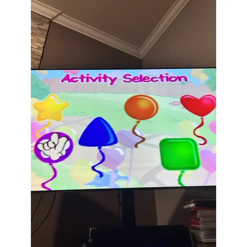 VTech V.Smile Baby Development System Barney & Learn Discover 2 Cartridges WORKS